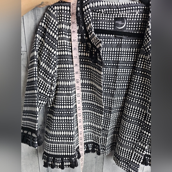 August Moon Tweed Tassle Jacket XL - Picture 7 of 8
